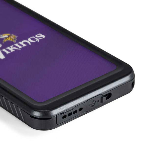 NFL Minnesota Vikings Team Jersey Galaxy S24 Plus Waterproof Case